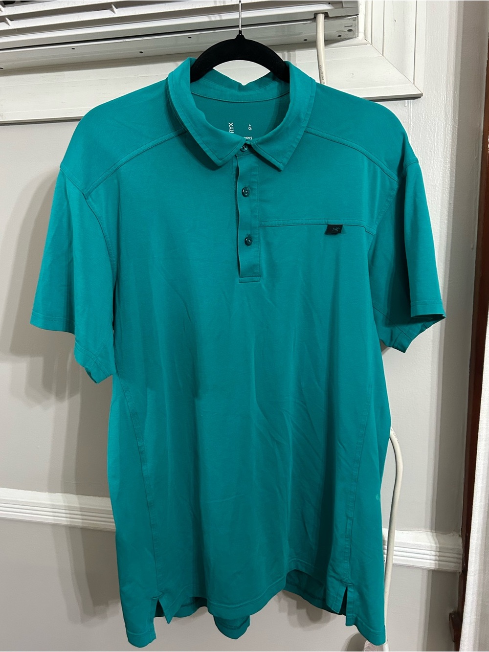 Arc'teryx Teal Green Short-Sleeve Polo